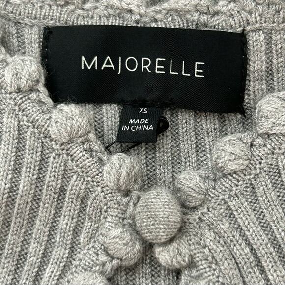 MAJORELLE Lyra Midi Dress in Heather Grey XS NWT - Picture 4 of 9